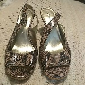 Snake skin shoes